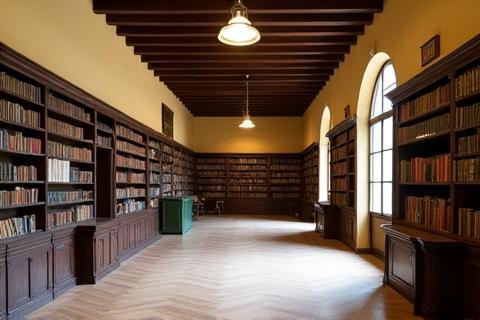 Ejemplo de locación de interior para filmación (ej. edificio histórico)